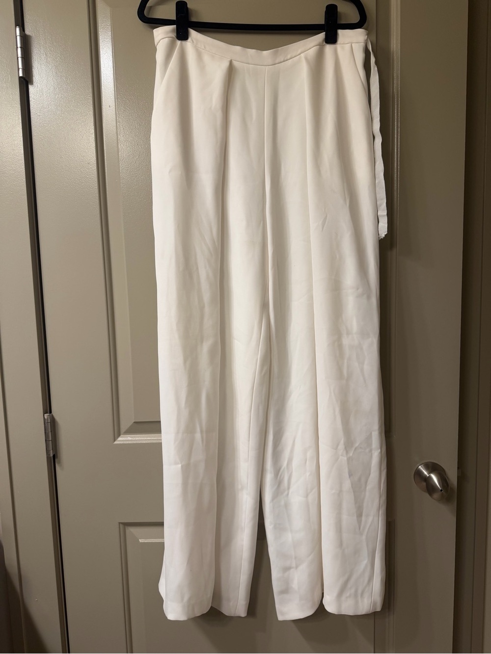 BHLDN BRIDAL WHITE FLOWY PANTS